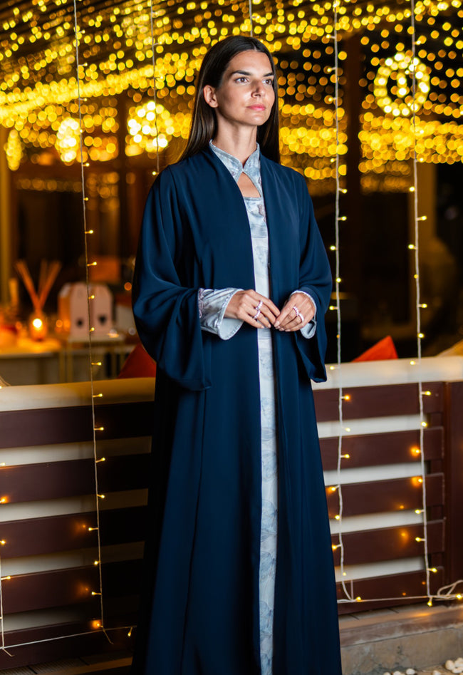 Navy Blue Abaya